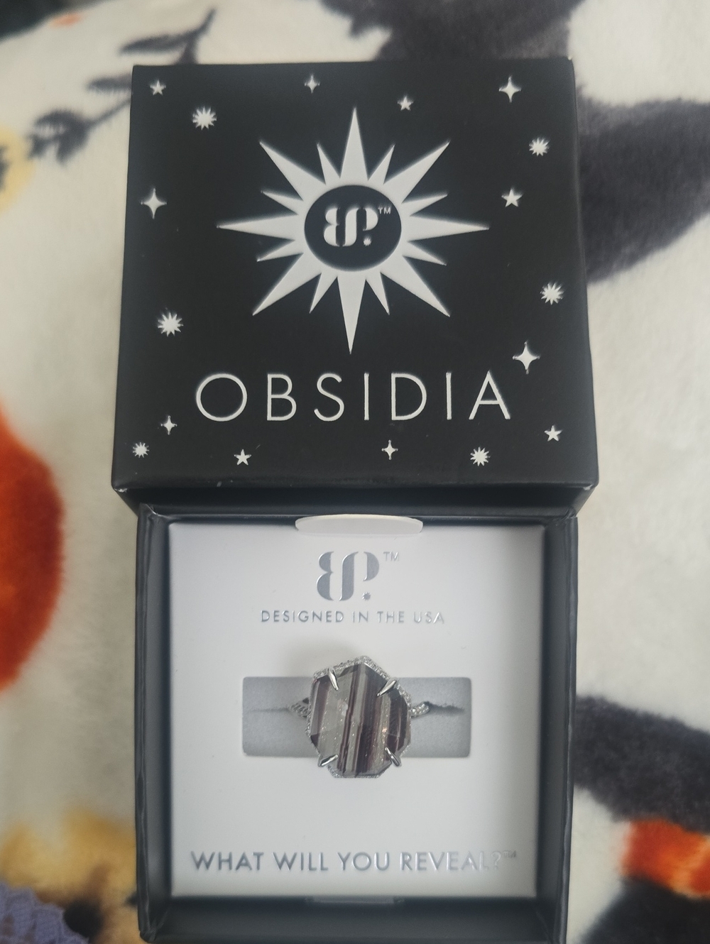 Bomb Party Ultra Rare Unicorn Obsidia Ring Size 7